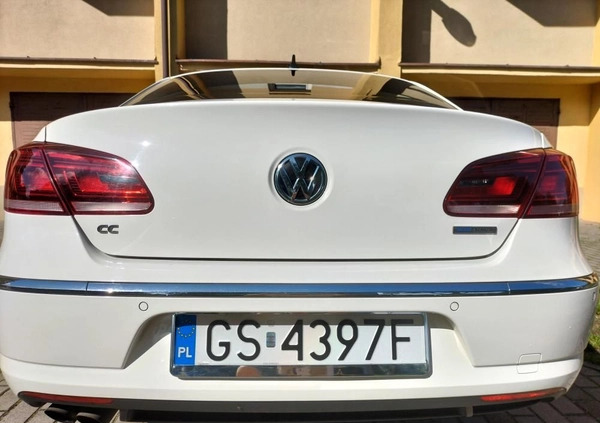 Volkswagen CC cena 49800 przebieg: 92000, rok produkcji 2014 z Słupsk małe 436